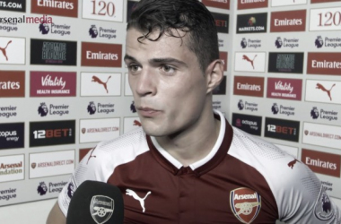 Xhaka: “El segundo gol del Leicester fue mi error, pero era importante seguir trabajando”