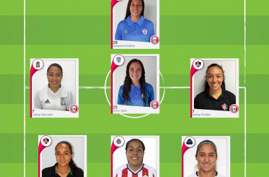 Equipo de la semana en la jornada 1 de la Liga MX Femenil