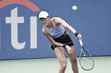Wang faz melhor campanha da carreira em torneios WTA (Foto: Divulgação/Citi Open)