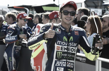 Valentino Rossi: &quot;Estoy muy satisfecho porque es la primera 1º fila de la temporada&quot;