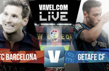 Resultado FC Barcelona - Getafe en la Liga BBVA 2015 (6-0)