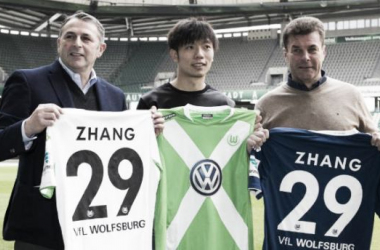 VfL Wolfsburg's new signing, Zhang Xizhe will begin training