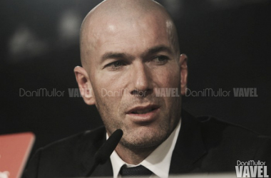 Zidane: "Durante el partido te puedes enfadar, pero te quedas con lo hecho hasta ahora"