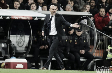 Zidane, en el pódium de entrenadores madridistas con más victorias ligueras