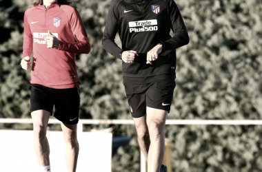 Filipe Luís ya corre hacia el derbi