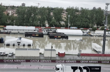 Cancelado por condiciones meteorológicas el GP de Emilia
Romaña