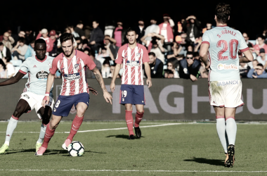 Resumen Atlético de Madrid vs Celta de Vigo en la Liga 2018 (3-0)