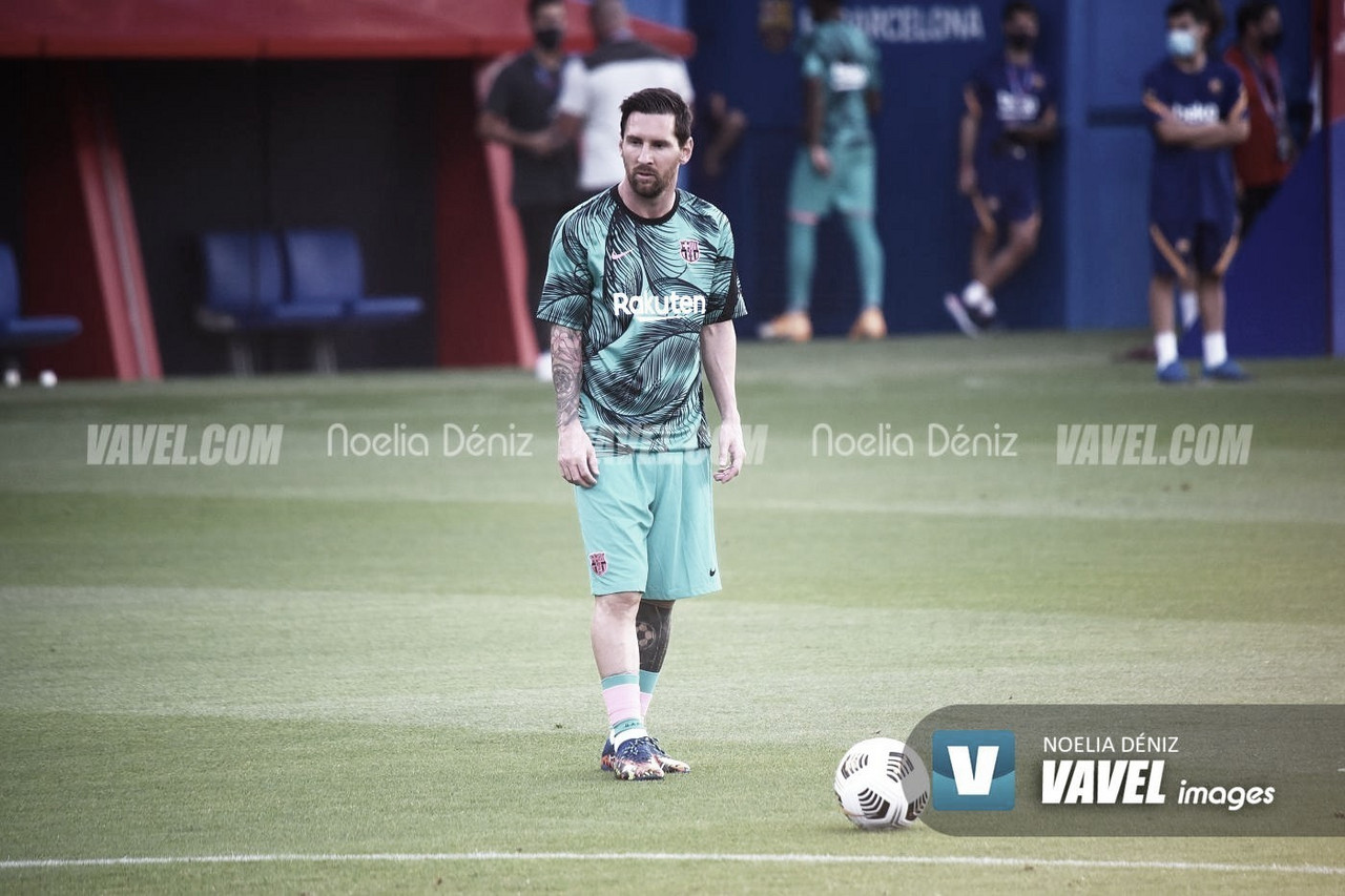 Leo Messi se entrena con normalidad a las puertas de la final de la Supercopa 