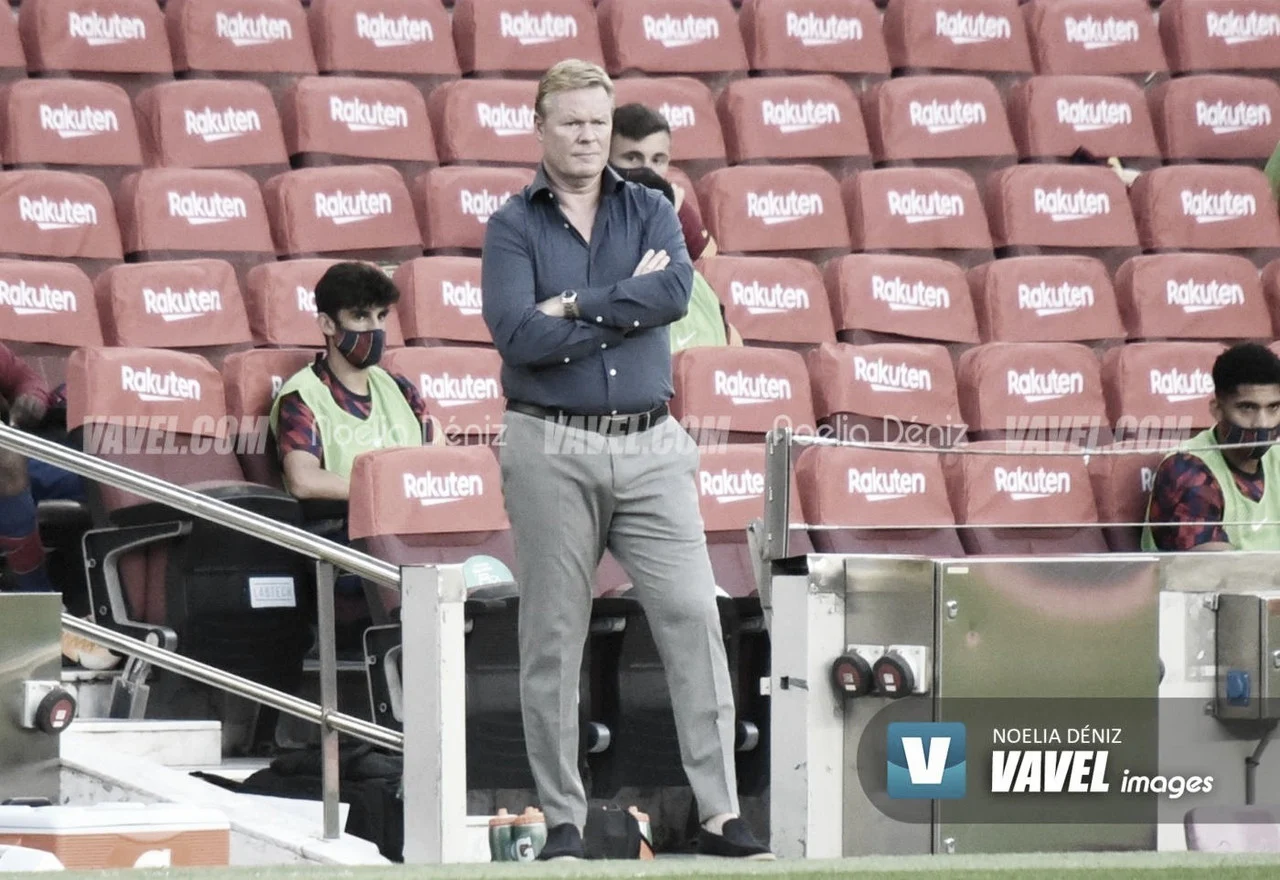 Koeman: "Hemos hecho una buena primera parte" Koeman: "Hemos hecho una buena primera parte"