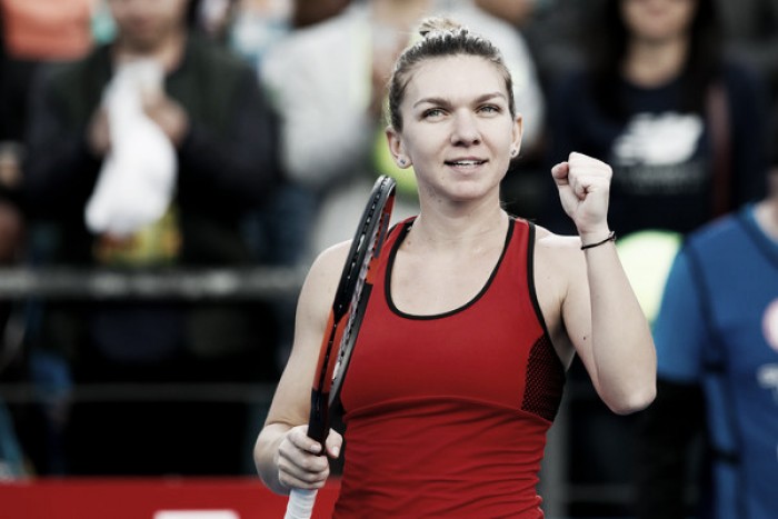Halep vence en Shenzhen y afianza el número uno Halep vence en Shenzhen y afianza el número uno