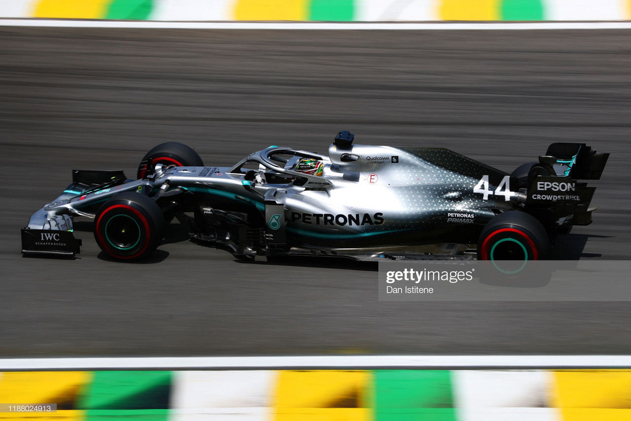 

Hamilton back on top in Brazil FP3           

