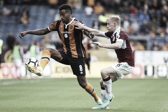 Burnley 1-1 Hull City: Snodgrass steals a point with 95th minute equaliser