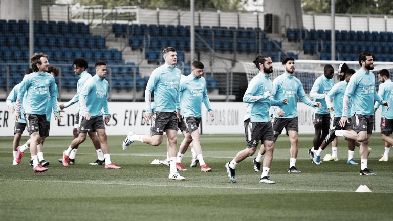 El Real Madrid se prepara para medirse al Getafe El Real Madrid se prepara para medirse al Getafe