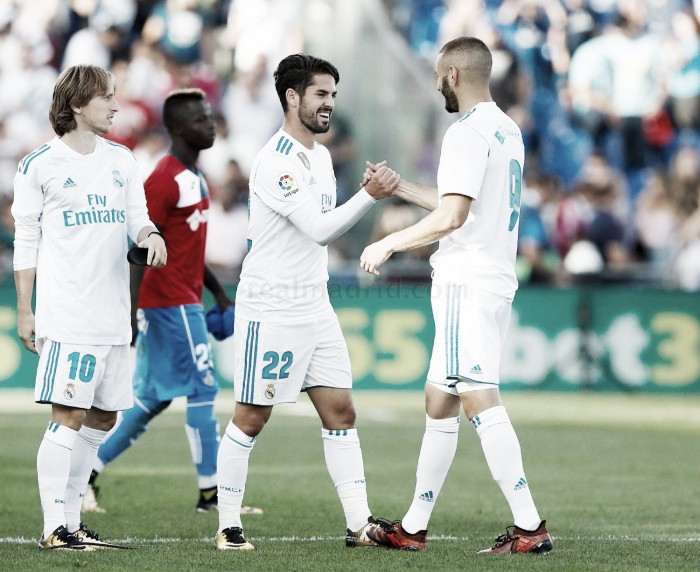 Real Madrid-Getafe, el sábado 3 de marzo a las 20:45