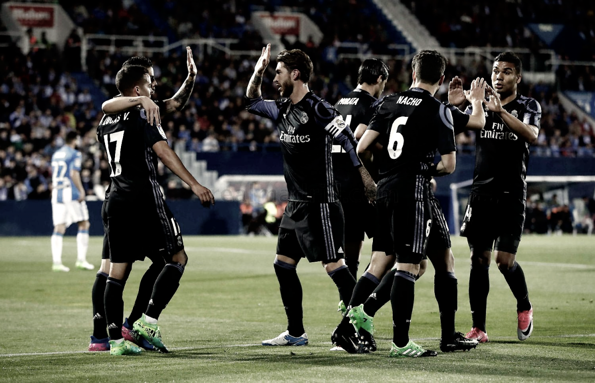 Último partido liguero del Real Madrid en Butarque
