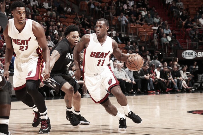 Heat vence Timberwolves e entra na zona de classificação dos playoffs da NBA