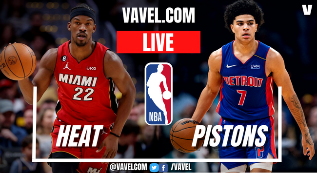 Miami Heat vs Detroit Pistons LIVE Updates: Score, Stream Info, Lineups and How to Watch NBA 2023 Match