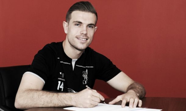Jordan Henderson "over the moon" to sign new Liverpool contract