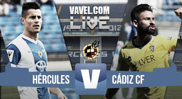Resultado Hércules - Cádiz en playoffs Segunda B 2015 (2-1)