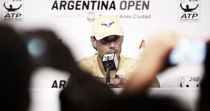 Rafael Nadal: "Estoy convencido de que va a ser un muy buen año"