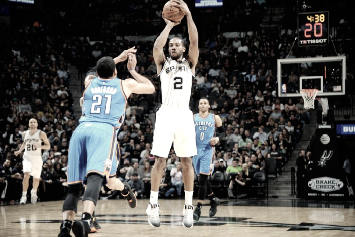 NBA - Riecco gli Spurs, Leonard - Aldridge schiacciano i Thunder (108-94)