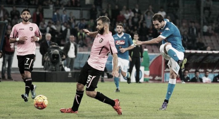 Palermo - Napoli in Serie A 2015/2016 (0-1)