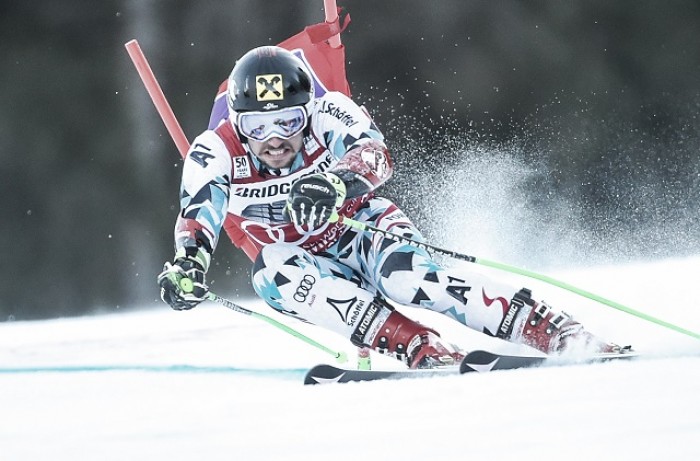 Sci alpino - Gigante Adelboden, Hirscher-Kristoffersen a metà gara