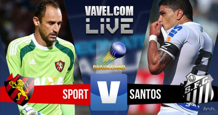 Resultado Sport x Santos no Campeonato Brasileiro(1-0)