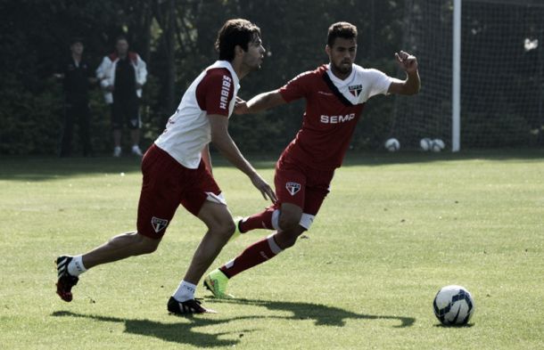 Em treino, Muricy testa time do São Paulo com três zagueiros