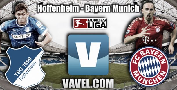 Resultado Hoffenheim - Bayern de Múnich en la Bundesliga 2014 (1-2)