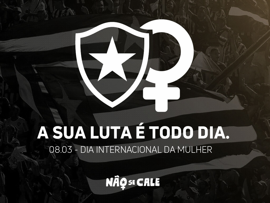 Contra o Madureira, Botafogo colocará em prática ações em prol do Dia Internacional da Mulher