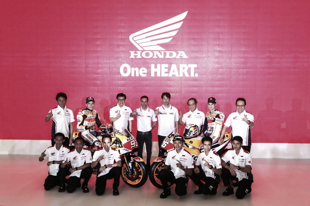 El Repsol Honda Team presenta las motos de Márquez y Pedrosa para 2018