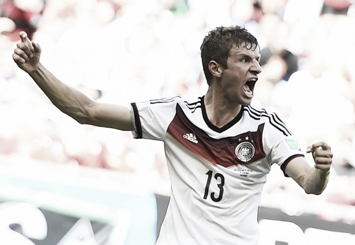 La estrella de Alemania: Thomas Müller, gol con carácter teutón