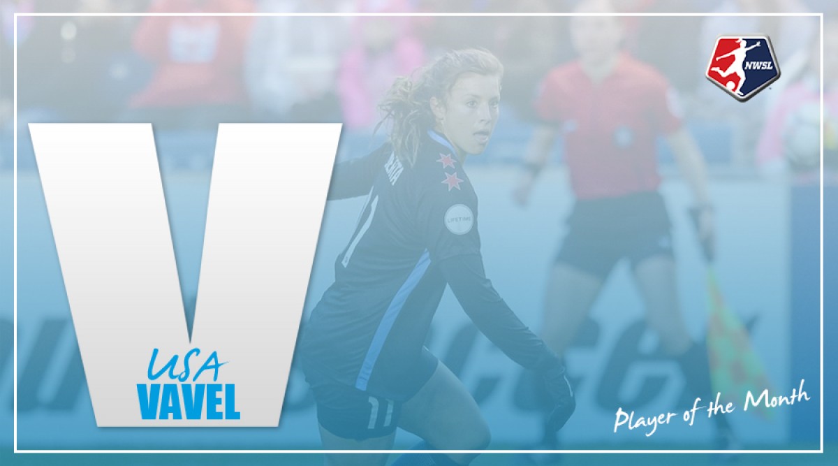 Sofia Huerta named NWSL Player of the Month for April