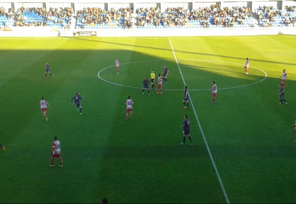 Goleada del Huesca ante el filial del Atlético de Madrid Goleada del Huesca ante el filial del Atlético de Madrid