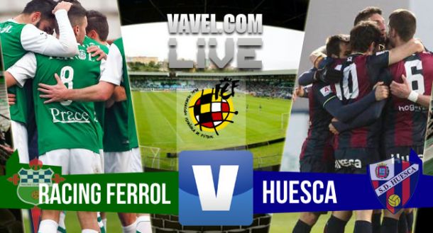Resultado Racing de Ferrol - Huesca en playoffs Segunda B 2015 (0-4)
