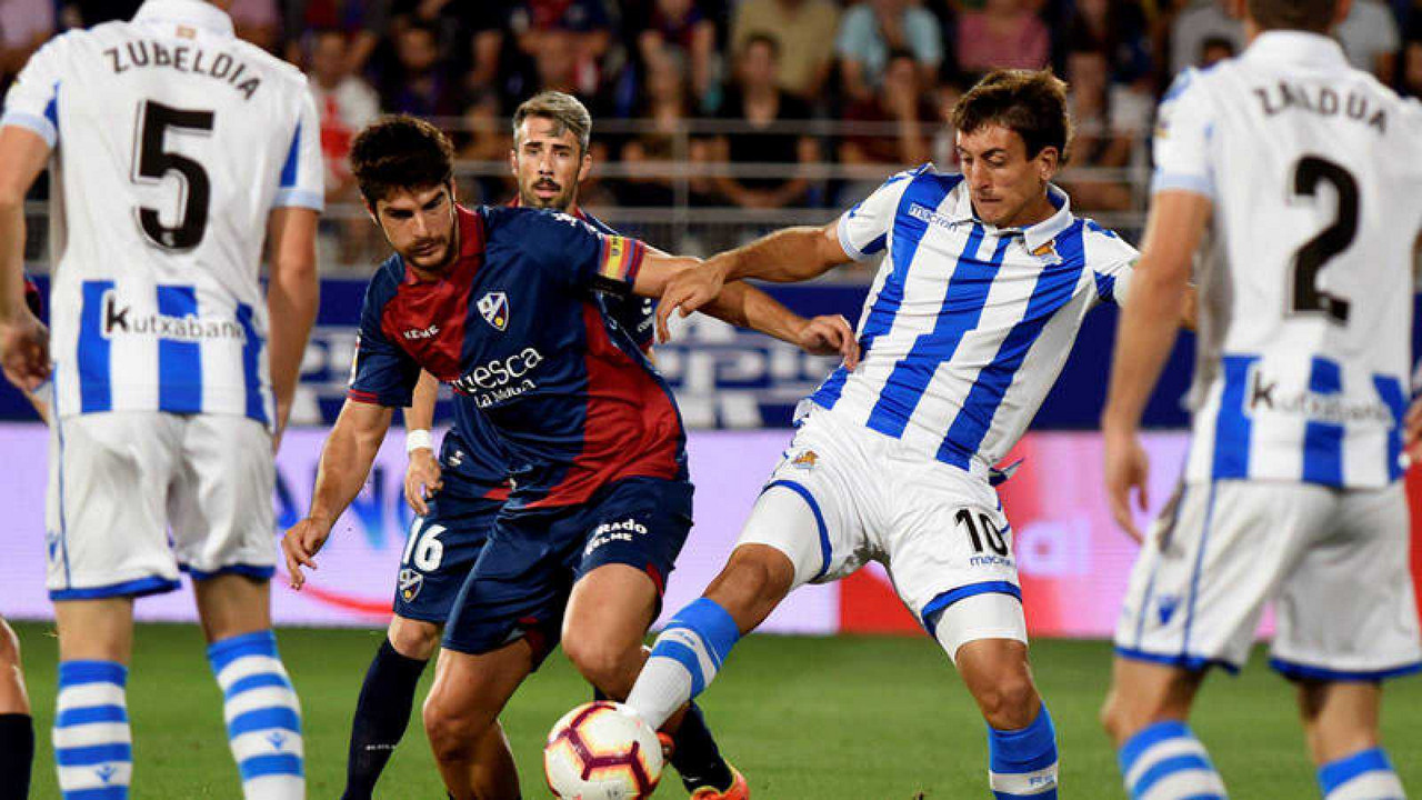 Previa Real Sociedad - Huesca: un duelo de realidades distintas en La Liga   