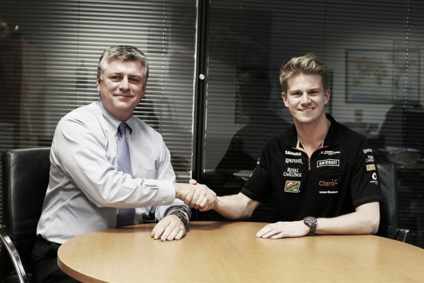 Nico Hülkenberg renueva con Force India para 2015