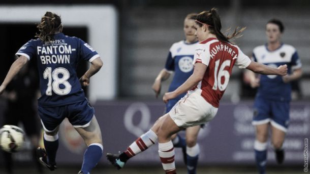 Arsenal Ladies 2-0 Bristol Acadmeny: Women's Super League debut strike for Arsenal Ladies starlet Carla Humphrey