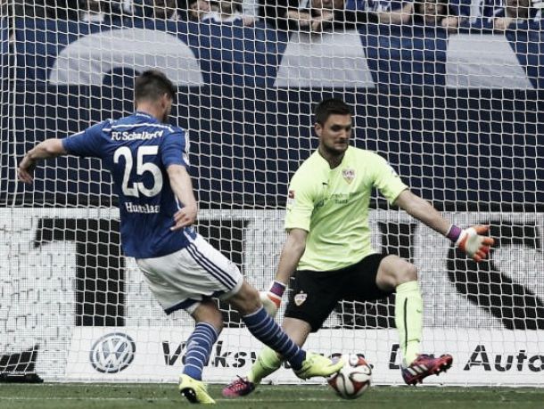 Schalke 04 3-2 VfB Stuttgart: Hunterlaar brace gets Schalke back to winning ways