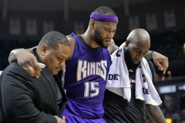 Sacramento Kings Center DeMarcus Cousins Suffers Sprained Left Ankle; Listed As Day-to-Day