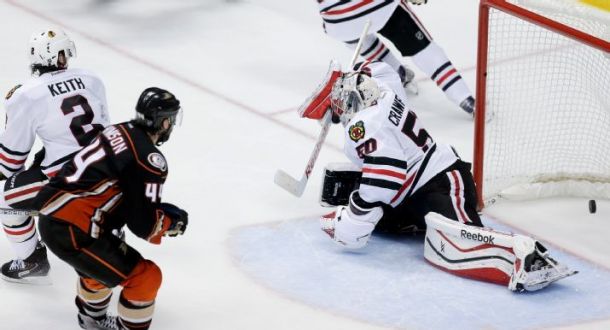 Frederik Andersen Dominates In Net As Anaheim Ducks Take Game One Over The Chicago Blackhawks