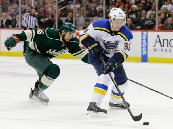 St. Louis Blues Rout Minnesota Wild to Even Series