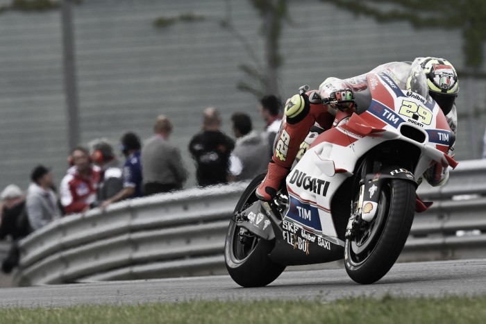 Iannone overcame many technical problems to finish fifth at the German GP