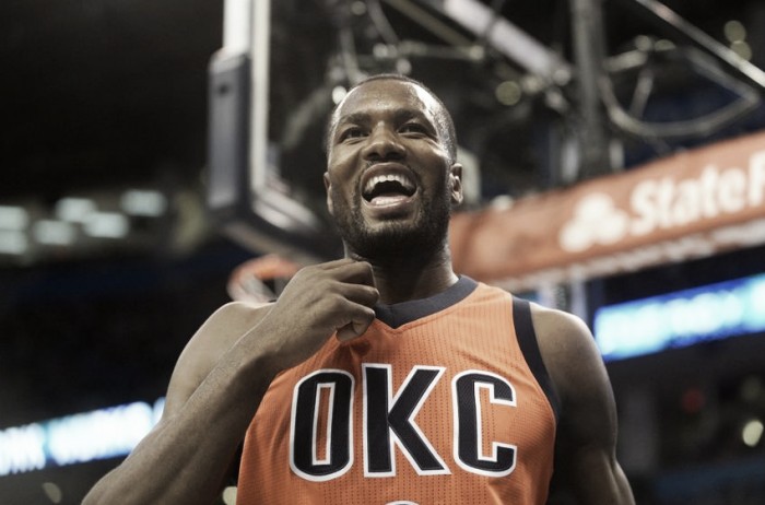 Who should be the Oklahoma City Thunder's starting power forward?