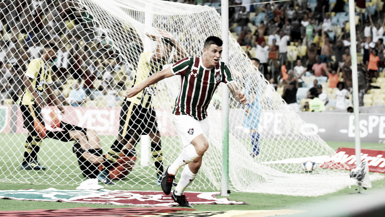 Fluminense sai atrás, mas busca empate no fim contra o Volta Redonda na estreia do Carioca