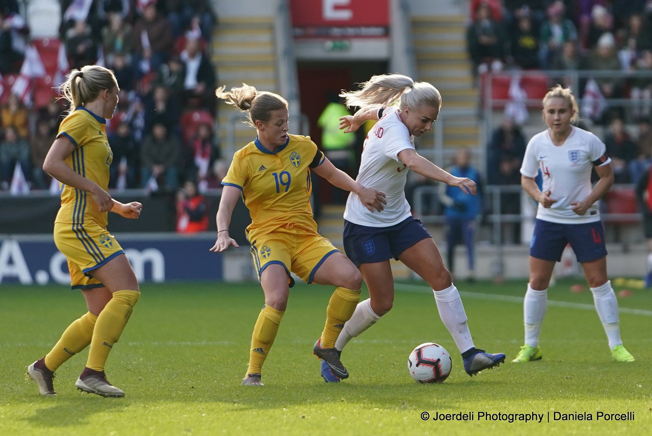 Anna Anvegård talks about scoring her first senior goal for Sweden