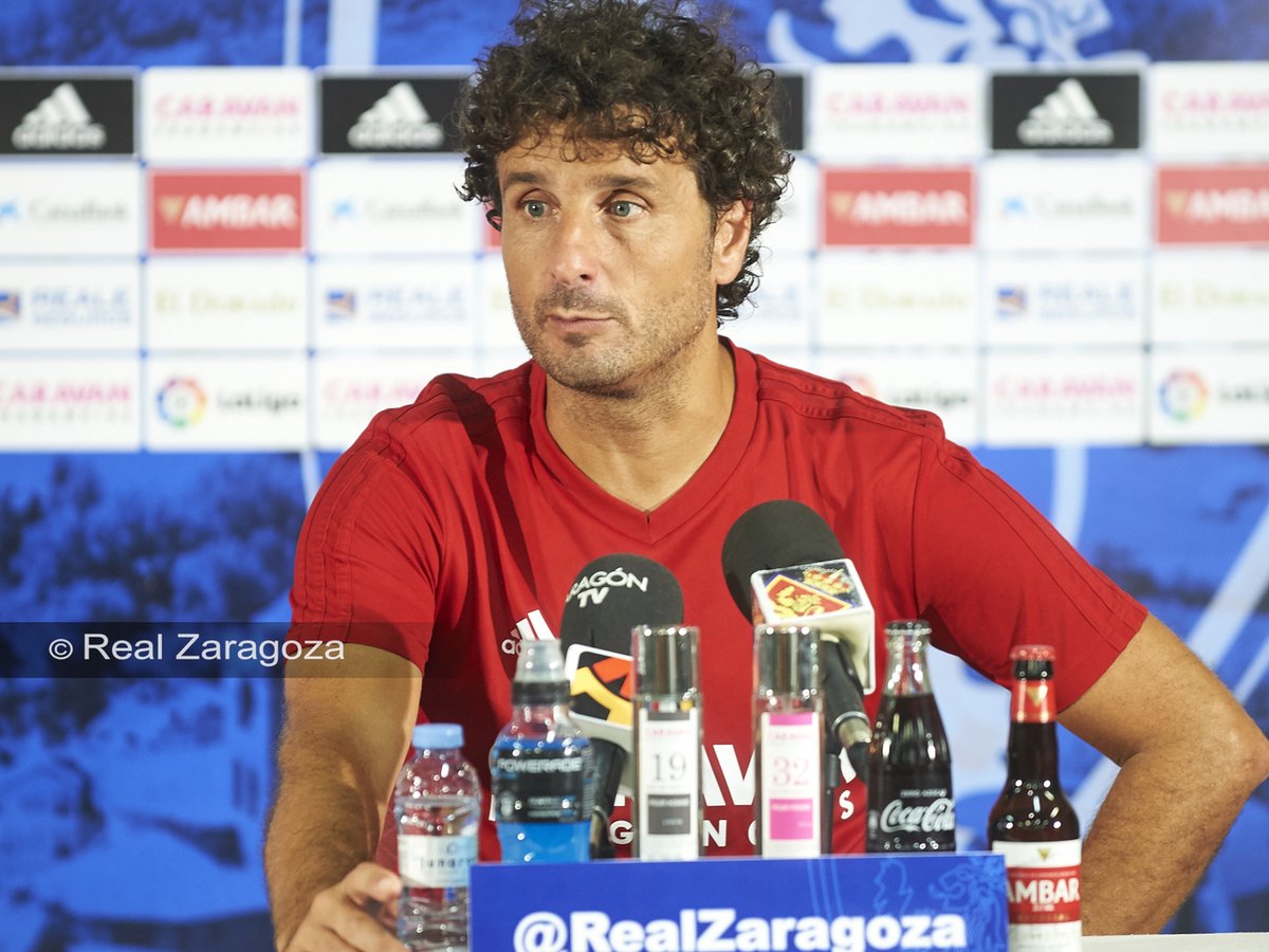 Idiakez: “Tengo un grupo sanísimo, con unas ganas locas de triunfar con el Zaragoza”