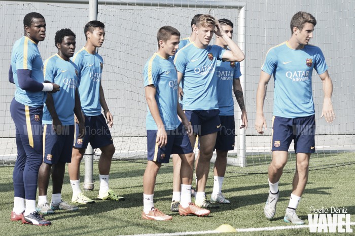 Cinco juveniles más en la tercera semana de entrenamientos del Barça B