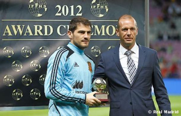Casillas es galardonado por 5ª vez consecutiva como mejor portero del Mundo